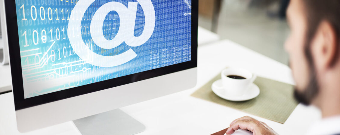 Address At Sign Email Communication Concept Address At Sign Email Communication Concept